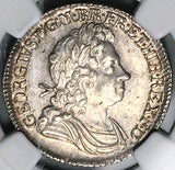 1720 NGC AU 58 George I Shilling Great Britain Sterling Silver Coin (26020703C)