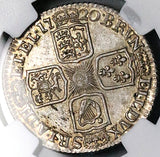 1720 NGC AU 58 George I Shilling Great Britain Sterling Silver Coin (26020703C)
