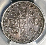 1736/5 PCGS VF 25 George II Shilling Great Britain Rare Overdate Plumes Roses Silver Coin POP 1/0 (26020302C)