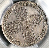 1758 PCGS AU 58 George II Shilling Great Britain England Colonial Silver Coin (24111101D)