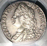 1758 PCGS AU George II Shilling Great Britain Colonial Silver Coin (25122401C)
