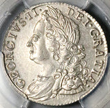1758 PCGS MS 62 George II Shilling Great Britain England Colonial Silver Coin (25101201C)