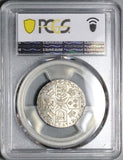 1787 PCGS AU 58 George III Shilling No Hearts Great Britain Silver Coin (24090602C)