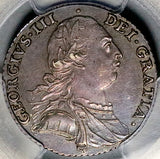 1787 PCGS AU 58 George III Shilling Hearts Great Britain Silver Coin (26061601C)