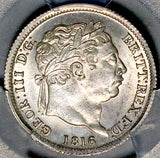 1816 PCGS MS 64 George III Shilling Great Britain Silver Coin (26042202D)