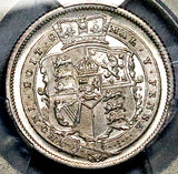 1816 PCGS MS 64 George III Shilling Great Britain Silver Coin (26042202D)
