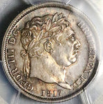 1817 PCGS MS 64 George III Shilling Great Britain Sterling Silver Coin (25040607D)