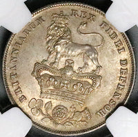 1826 NGC MS 64 George IV Shilling Great Britain Sterling Silver Coin (24082901C)