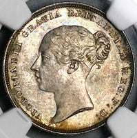 1838 NGC MS 61 Victoria Great Britain Shilling Mint State Coin (23053002C)