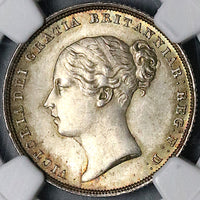 1838 NGC MS 65 Victoria Great Britain Shilling Mint State Gem Coin (24022902C)