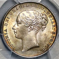 1858 PCGS MS 64 Victoria Great Britain Shilling Young Head Mint State Coin (25030201C)