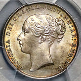 1858 PCGS MS 64 Victoria Great Britain Shilling Young Head Mint State Coin (25030201C)