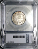 1872 ICG MS 62 Victoria Shilling Great Britain Die 25 Silver Coin (26041001C)