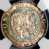 1896 NGC MS 64 Victoria Shilling Great Britain Sterling Silver Coin (26071802C)