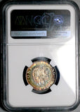 1896 NGC MS 64 Victoria Shilling Great Britain Sterling Silver Coin (26071802C)