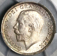 1916 PCGS MS 65 George V Shilling Great Britain Gem Silver WWI Coin (23091401D)