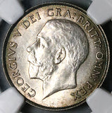 1925 NGC MS 64 Shilling George V Great Britain Key Lion Silver Coin (23092401D)