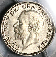 1929 PCGS  MS 64 Shilling George V Great Britain Lion Silver Coin (23111502C)