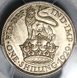 1929 PCGS  MS 64 Shilling George V Great Britain Lion Silver Coin (23111502C)