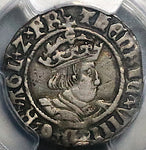 1526 PCGS VF 35 Henry VIII 2 Pence England Britain Canterbury Mint Silver Coin S-2343 (25070101)D