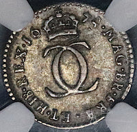 1674 NGC AU 55 Charles II 2 Pence Maundy Great Britain Silver Coin POP 1/2 (23102501C)