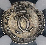 1674 NGC AU 55 Charles II 2 Pence Maundy Great Britain Silver Coin POP 1/2 (23102501C)