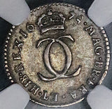 1674 NGC AU 55 Charles II 2 Pence Maundy Great Britain Silver Coin POP 1/2 (23102501C)