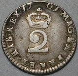 1701 William III 2 Pence 1/2 Groat VF Great Britain Sterling Silver Coin (26071403R)