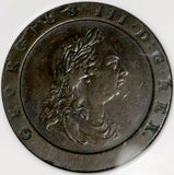 1797 NGC AU George III 2 Pence Cartwheel Soho Great Britain Coin (26050302C)