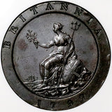 1797 NGC AU George III 2 Pence Cartwheel Soho Great Britain Coin (26050301C)
