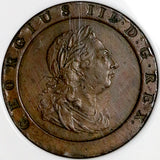 1797 NGC AU George III 2 Pence Cartwheel Soho Great Britain Coin (26050303C)
