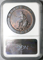 1797 NGC MS 63 George III 2 Pence Penny Great Britain Cartwheel Soho Mint Coin (23052302C)