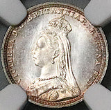 1892 NGC MS 68 Victoria Maundy 2 Pence Great Britain Coin POP 1/0 (26061502C)