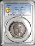 1905 PCGS XF 40 Florin Edward VII Key Great Britain 2 Shillings Silver Coin (26021203)