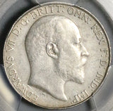 1905 PCGS XF Florin Edward VII Key Great Britain 2 Shillings Key Silver Coin (26040802C)