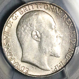 1908 PCGS MS 62 Florin Edward VII Great Britain 2 Shillings Sterling Silver Coin (26083003C)