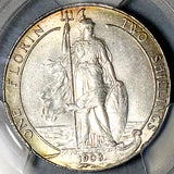 1908 PCGS MS 62 Florin Edward VII Great Britain 2 Shillings Sterling Silver Coin (26083003C)