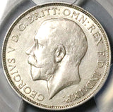 1916 PCGS AU 55 Great Britain Florin 2 Shillings George V Sterling Silver Coin (24050602C)