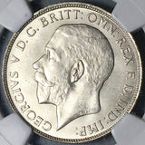 1922 NGC MS 64 Florin George V Great Britain 2 Shillings Silver Coin (23121703D)