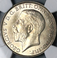 1926 NGC MS 63 Florin George V Great Britain 2 Shillings Silver Coin (24060602C)
