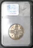 1926 NGC MS 64 Florin George V Great Britain 2 Shillings Vintage Holder Silver Coin (23082002D)