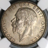 1929 NGC MS 64 Florin George V Great Britain 2 Shillings Silver Coin (23052903C)