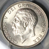 1931 PCGS MS 64 Florin George V Great Britain 2 Shillings Silver Coin (23111503C)