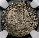 1578 NGC XF 40 Elizabeth I 3 Pence Great Britain England Hammered Silver Coin (26070301C)