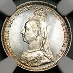 1892 NGC MS 67 Victoria Maundy 3 Pence Great Britain Sterling Silver Coin POP 5/0 (24051904C)