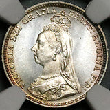 1892 NGC MS 67 Victoria Maundy 3 Pence Great Britain Sterling Silver Coin POP 5/0 (24051904C)