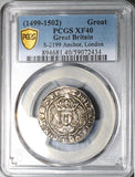 1499 PCGS XF 40 England Henry VII Groat 4 Pence Great Britain Silver Coin Pop 2/2 (25062301D)