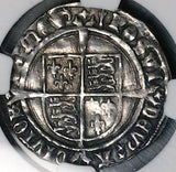 1526 NGC AU 55 England Henry VIII Groat Hammered 4 Pence Great Britain Silver Coin (25122101D)