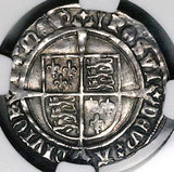 1526 NGC AU 55 England Henry VIII Groat Hammered 4 Pence Great Britain Silver Coin (25122101D)