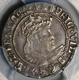 1526 PCGS VF 35 England Henry VIII Groat Hammered 4 Pence Great Britain Silver Coin (25110901C)